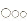 Calexotics Lot de 3 cockrings en métal Silver Ring 32 à 50mm